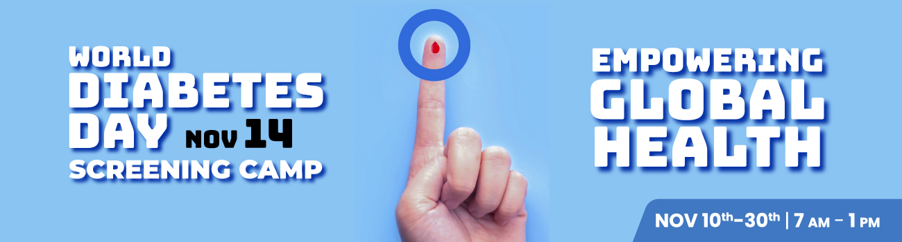 World diabetes day screening camp - Dr. KMH
