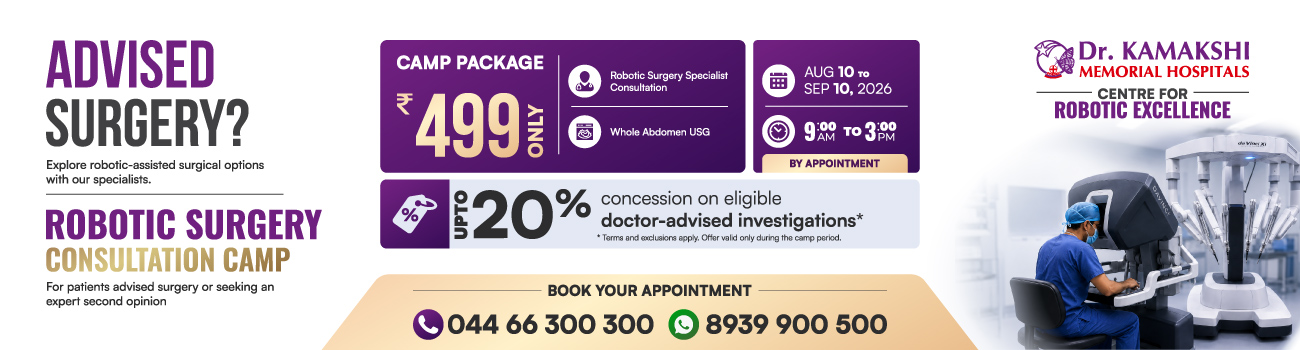 Robotic Surgery Consultation Camp in Chennai