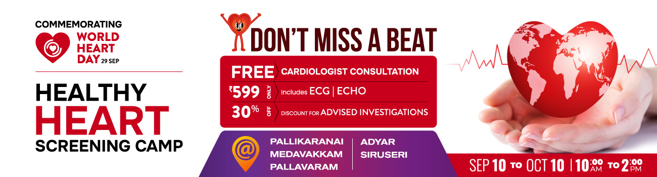 Healthy Heart Screening Camp in Chennai